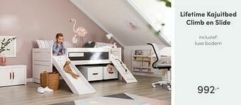 Baby & Tiener Lifetime kajuitbed climb en slide aanbieding