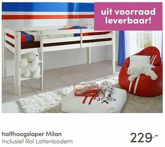 Baby & Tiener Halfhoogslaper milan aanbieding