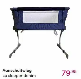 Baby & Tiener Aanschuifwieg sleeper denim aanbieding