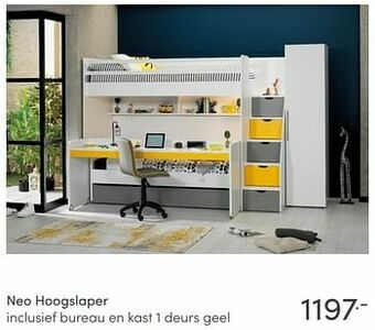 Baby & Tiener Neo hoogslaper aanbieding