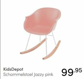 Baby & Tiener Kidsdepot schommelstoel jazzy pink aanbieding