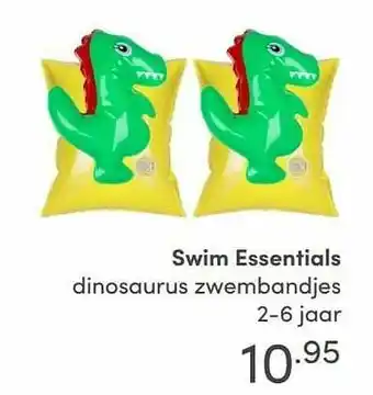 Swim essentials dinosaurus zwembandjes