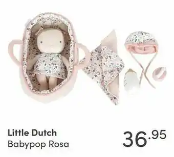 Baby & Tiener Little dutch babypop rosa aanbieding