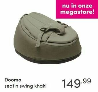 Baby & Tiener Doomo seat’n swing khaki aanbieding