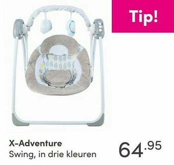 Baby & Tiener X-adventure swing aanbieding