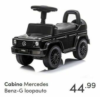 Baby & Tiener Cabino mercedes benz-g loopauto aanbieding
