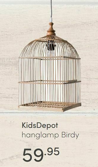Baby & Tiener Kidsdepot hanglamp birdy aanbieding