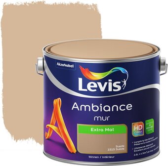 Bol.com Levis ambiance muurverf - extra mat - suede - 2.5l aanbieding