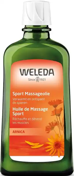 Bol.com Weleda arnica sport massageolie 200ml aanbieding