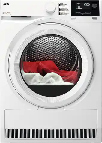 Aeg tr78432b – 7000 serie sensidry® – warmtepomp droogkast - energielabel a++ – 8kg - nl/fr