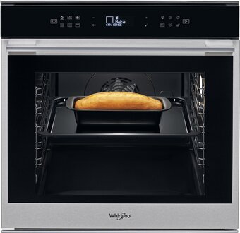 Bol.com Whirlpool w7 om4 4s1 p 73 l a+ zwart, roestvrijstaal aanbieding