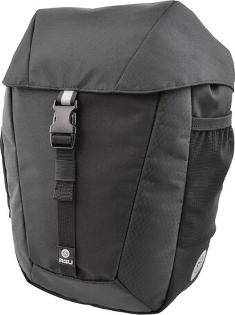 Bol.com Agu performance enkele fietstas - lichte fietstas van gerecycled polyester - waterafstotend - zwart - 12l aanbieding