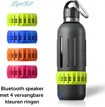 S-digital ‘ de spritz’ – drinkfles – 400 ml – met bluetooth speaker