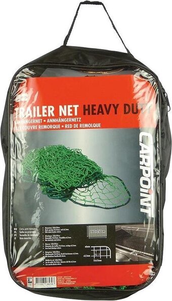 Bol.com Carpoint aanhangernet – aanhangwagennet - elastische rand - 160x250cm aanbieding