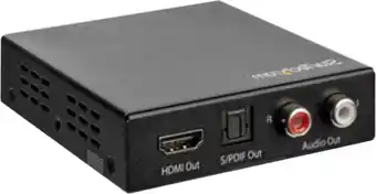 Audio processor startech hd202a black 4k ultra hd
