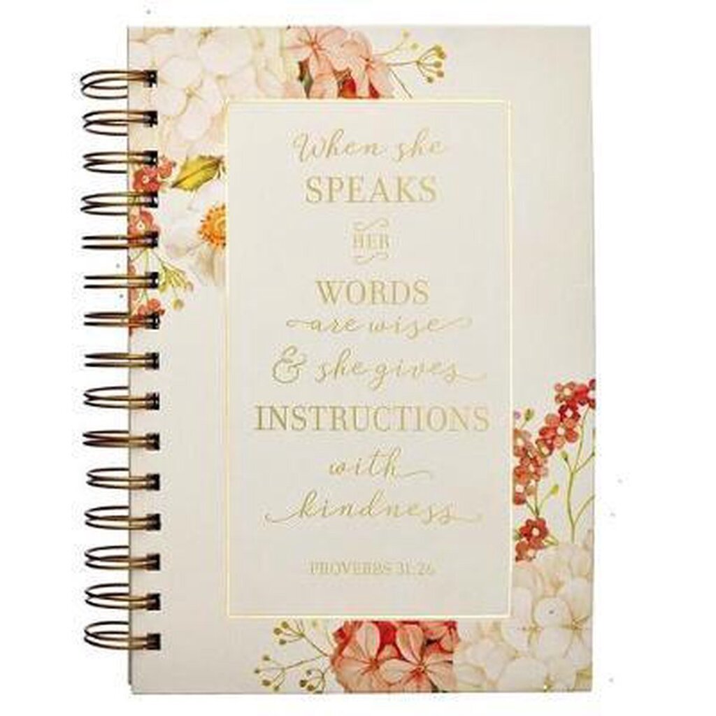 Bol.com Journal wirebound floral when aanbieding