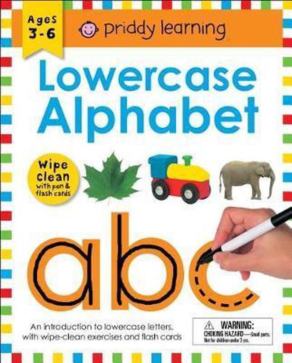 Wipe clean learning books wipe clean workbook lowercase alphabet