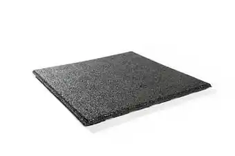 Makro Rubberen tegel 25 mm 50 x 50 cm zwart aanbieding