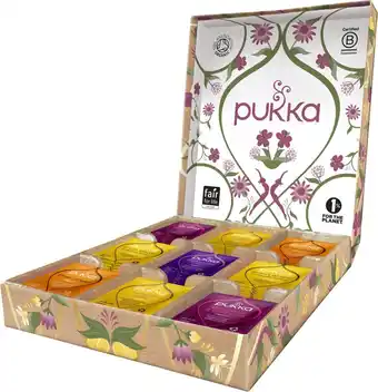 Bol.com Pukka support kruidenthee geschenkdoos - 5 blends biologische kruidenthee, ook leuk als verjaardagscadeau - 45 zakjes - theed aanbieding