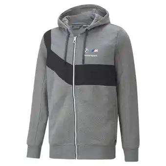 Decathlon Bmw m motorsport sweatjack met capuchon voor heren puma aanbieding