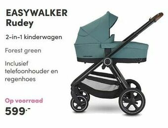 Baby & Tiener Easywalker rudey 2-in-1 kinderwagen aanbieding