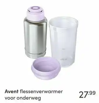 Avent flessenverwarmer voor onderweg