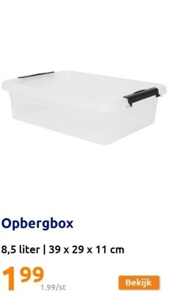 Action Opbergbox aanbieding