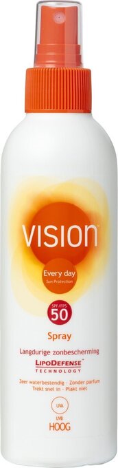 Bol.com Vision every day sun protection - zonnebrand spray - spf 50 - 180 ml aanbieding