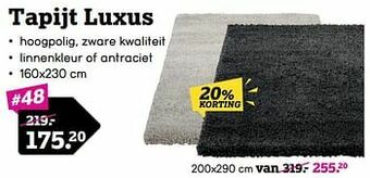 Leen Bakker Tapijt luxus aanbieding