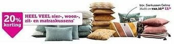 Leen Bakker Sierkussen celina aanbieding