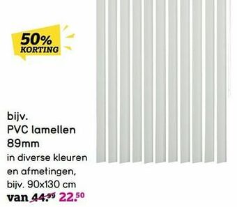Leen Bakker Pvc lamellen aanbieding