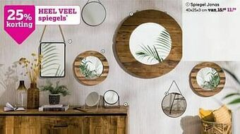 Leen Bakker Spiegel jonas aanbieding