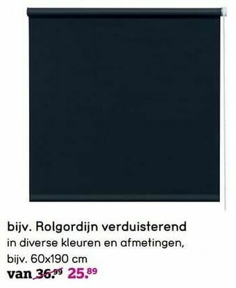 Leen Bakker Rolgordijn verduisterend aanbieding