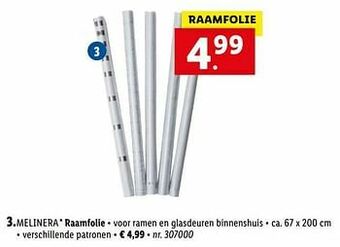 Lidl Raamfolie aanbieding
