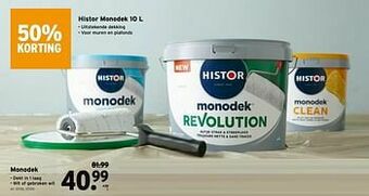 GAMMA Histor monodek aanbieding