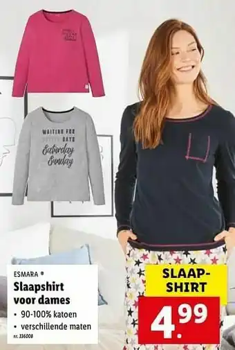Slaapshirt voor dames