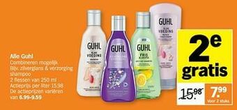 Albert Heijn Zilverglans + verzorging shampoo aanbieding