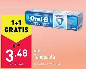 ALDI Tandpasta aanbieding