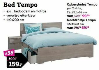 Leen Bakker Bed tempo aanbieding