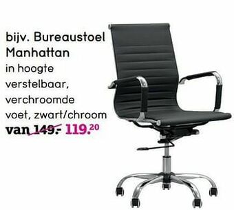 Leen Bakker Bureaustoel manhattan aanbieding