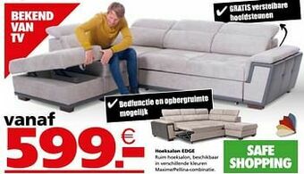 Seats and Sofas Hoeksalon edge aanbieding