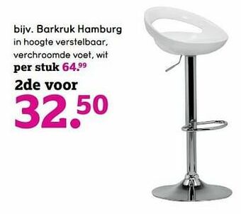 Leen Bakker Barkruk hamburg aanbieding