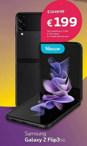 Proximus Samsung galaxy z flip3 5g aanbieding