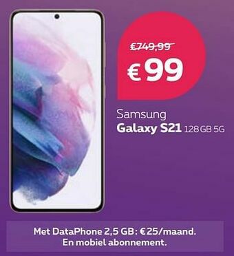 Proximus Samsung galaxy s21 128gb 5g aanbieding