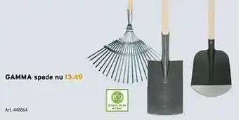 GAMMA Gamma spade aanbieding