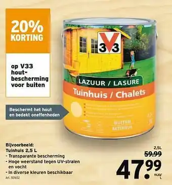 GAMMA Tuinhuis aanbieding