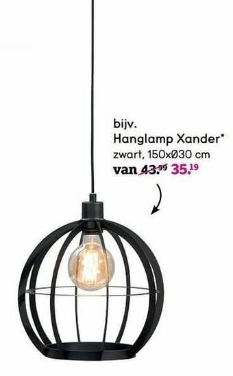 Leen Bakker Hanglamp xander aanbieding
