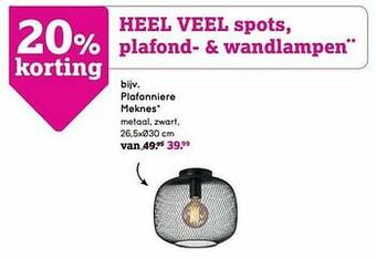 Leen Bakker Plafonniere meknes aanbieding