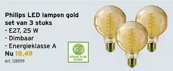 Philips led lampen gold