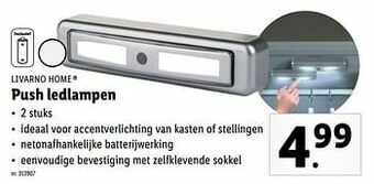 Lidl Push ledlampen aanbieding